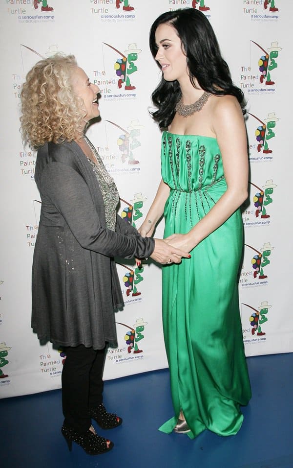 Carole King and Katy Perry attend the Carole King Music Celebration benefiting Paul Newman‘s The Painted Turtle Camp, which offers thousands of children with serious medical conditions hope and encouragement through its Summer and Family Weekend camps