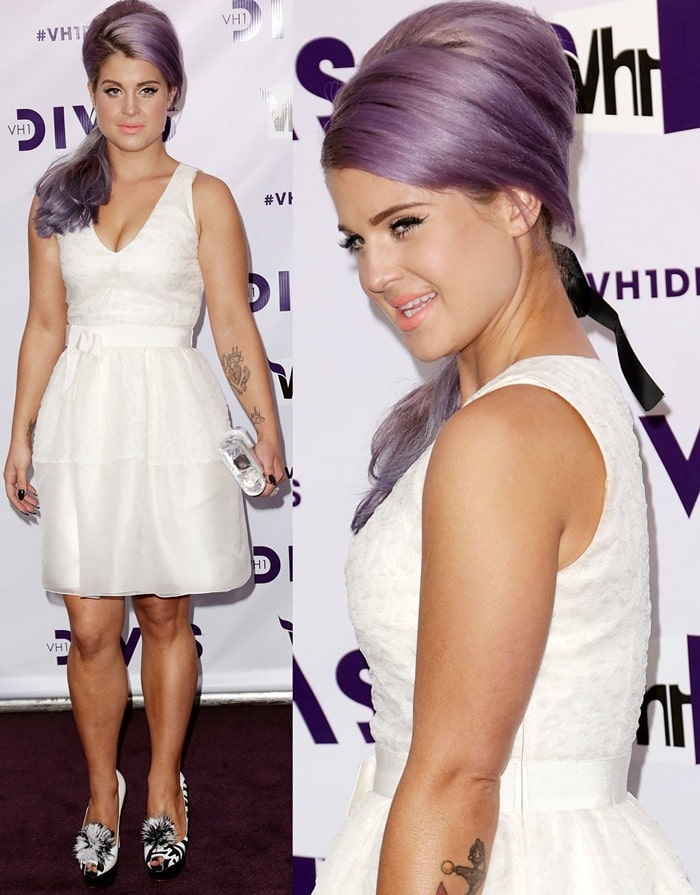 Kelly Osbourne arrives at 'VH1 Divas' 2012 held at The Shrine Auditorium on December 16, 2012, in Los Angeles, California