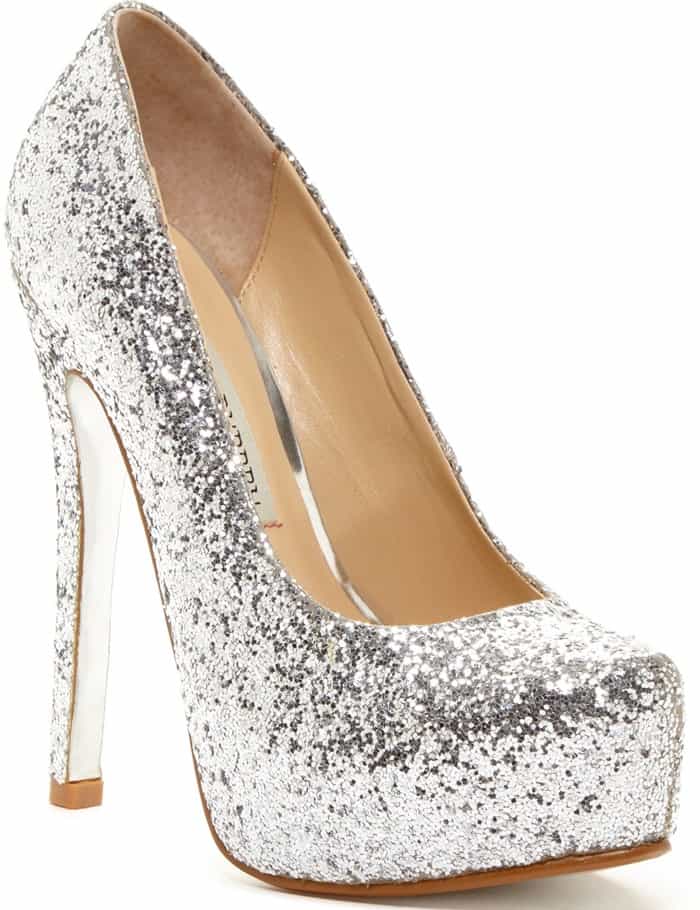 Chinese Laundry by Kristin Cavallari 'Liberta' Pumps in Silver Glitter
