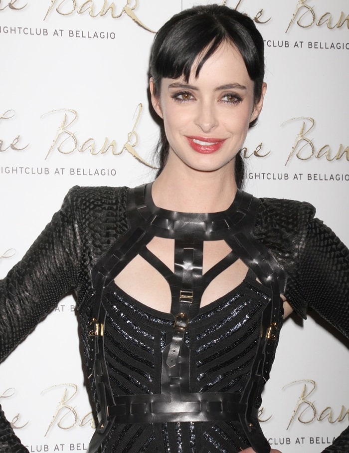 Krysten Ritter celebrating her 31st birthday at The Bank Nightclub in Las Vegas on December 15, 2012