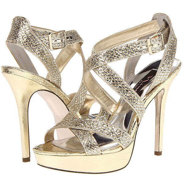 Nina "Jacalyn" Glitter Platform Sandals