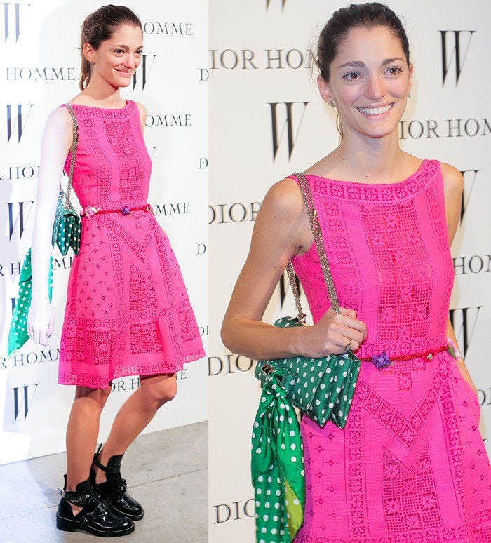 Sofia Sanchez Barrenechea wears her hair back at the world premiere of "Can I Make the Music Fly?"