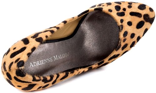 Adrienne Maloof Yelena II Platform Pump in Leopard Print