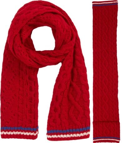 GANT by Michael Bastian Cable Knit Scarf