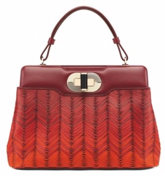 Bulgari I. Rossellini Handbag in Lace Chevron