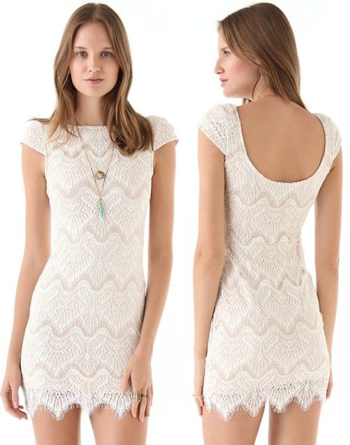 Nicholas Rebecca Chantilly Lace Dress