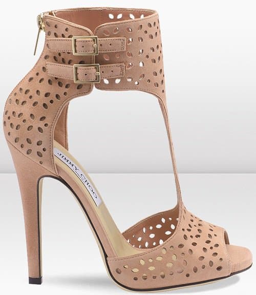 Jimmy Choo 'Tahi' T-Strap in Blush, $1,295 (Spring 2013 Collection)