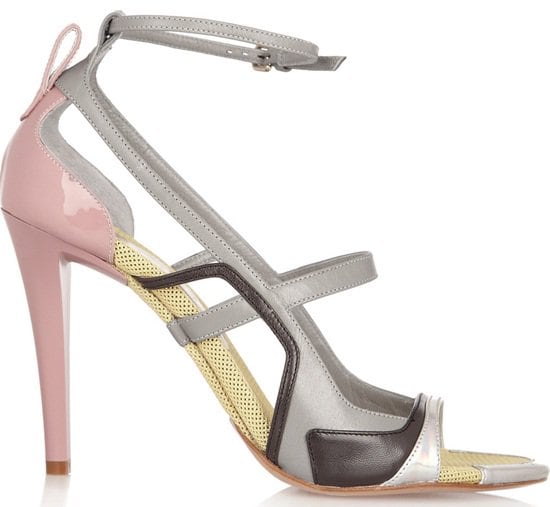 Jil Sander Colorblock Leather Sandals