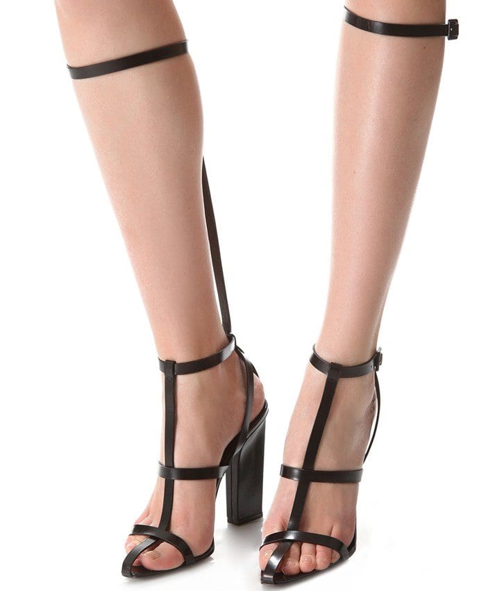 Alexander Wang 'Aline' High T-Strap Sandals