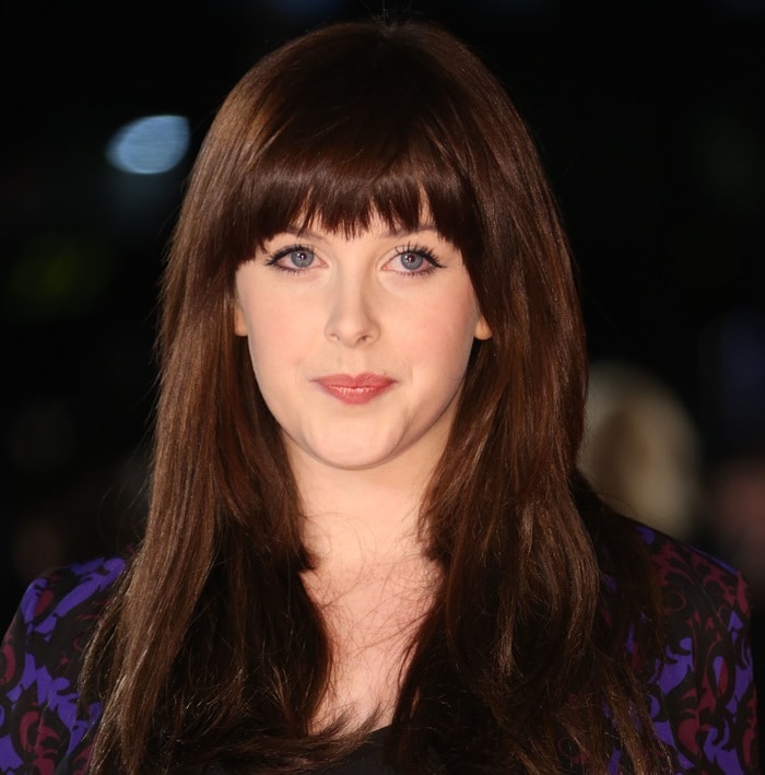 Alexandra Roach wears her hair down at the European premiere of "I Give It a Year"