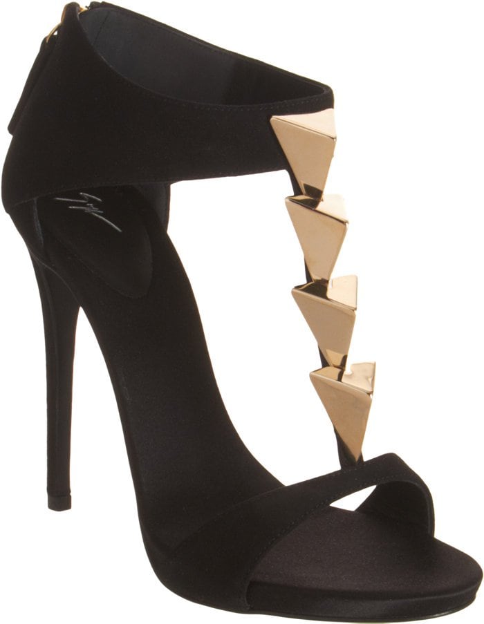 Giuseppe Zanotti Pyramid-Studded T-Strap Sandals