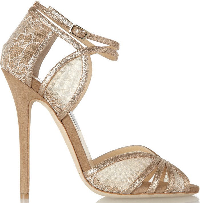 Jimmy Choo Fitch Sandals in Nude