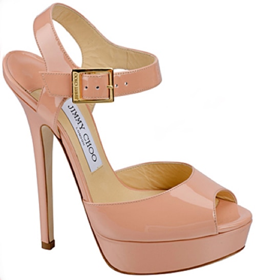 Jimmy Choo Cruise 2013 Raven Sandals Nude