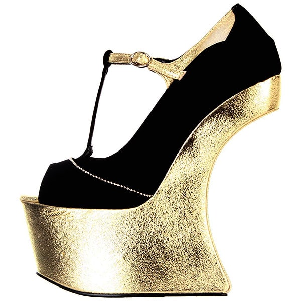 Liliana "Ahava-4" Platform Curved Wedges