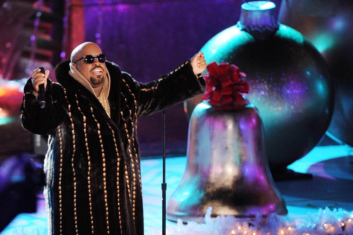 Singer CeeLo Green performs at the 80th annual Rockefeller Center Christmas Tree Lighting at Rockefeller Center on November 28, 2012 in New York City