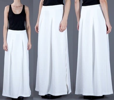 Filles A Papa Alena Skirt in White