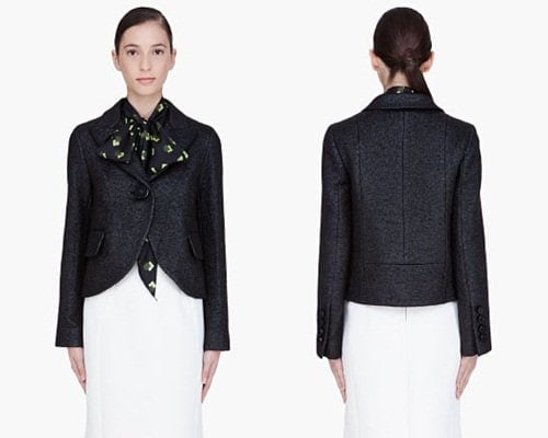 Marc Jacobs Black Sparkle Magda Blazer