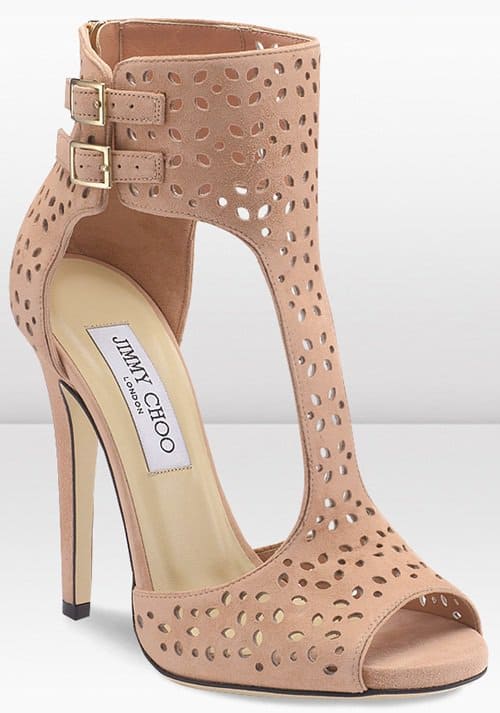 Jimmy Choo 'Tahi' T-Strap in Blush, $1,295 (Spring 2013 Collection)