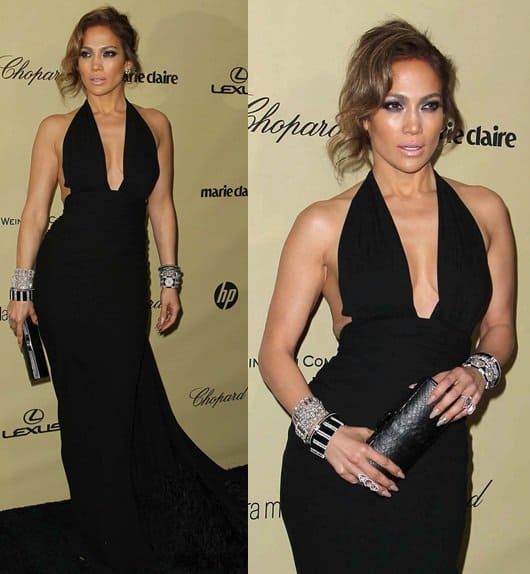 Jennifer Lopez attends The Weinstein Company's 2013 Golden Globes After Party at The Beverly Hilton Hotel on January 13, 2013