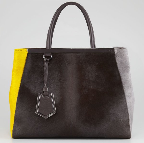 Fendi '2Jours' Calf Hair Tote