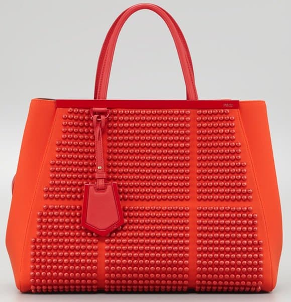 Fendi '2Jours' Studded Neoprene