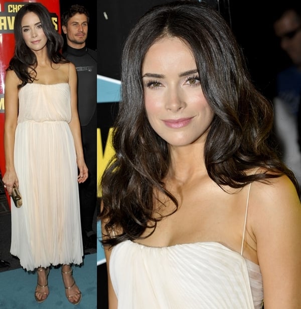 Abigail Spencer at the Los Angeles premiere of Chasing Mavericks held at The Grove in Los Angeles on October 18, 2012