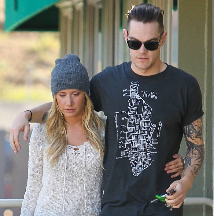 Ashley Tisdale and Christopher French started dating after meeting through friends