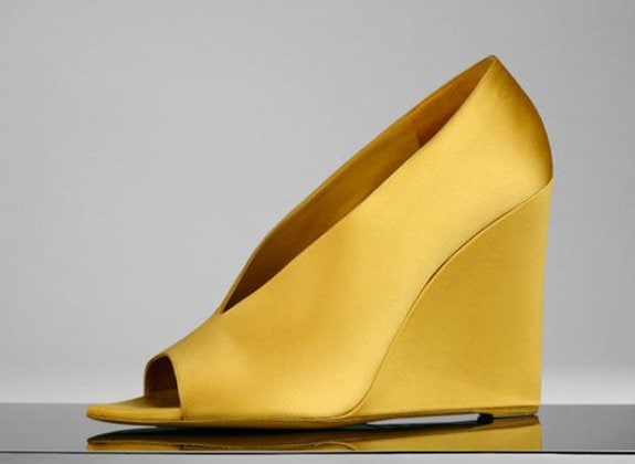 Burberry Prorsum Spring 2013 Wedge in Iris Yellow