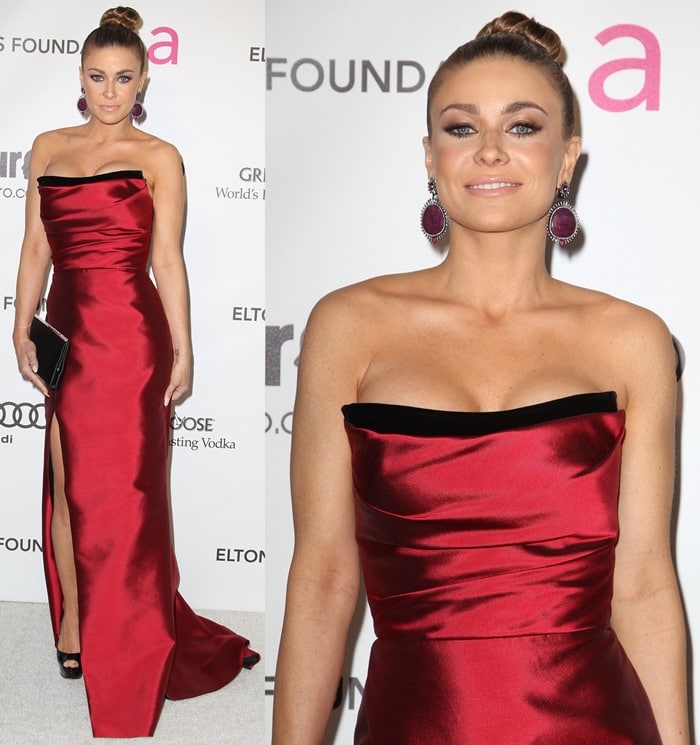 Carmen Electra attends the 85th annual Oscars