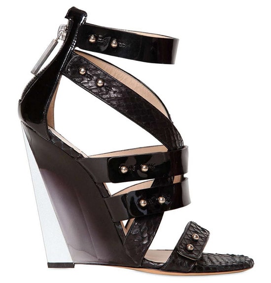 Casadei for Prabal Gurung Ayers Wedge in Black