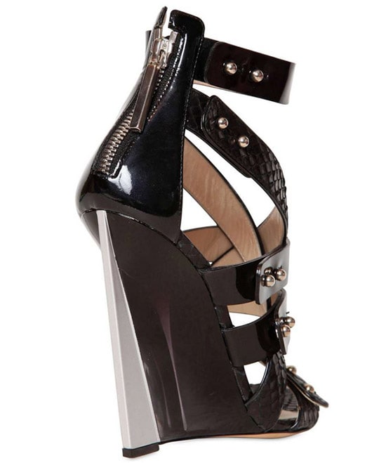 Casadei for Prabal Gurung Ayers Wedge in Black