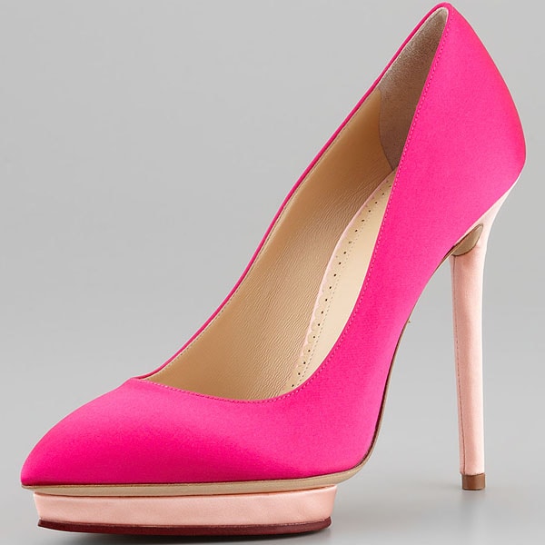 Charlotte Olympia Debonaire Heart Platform Pumps