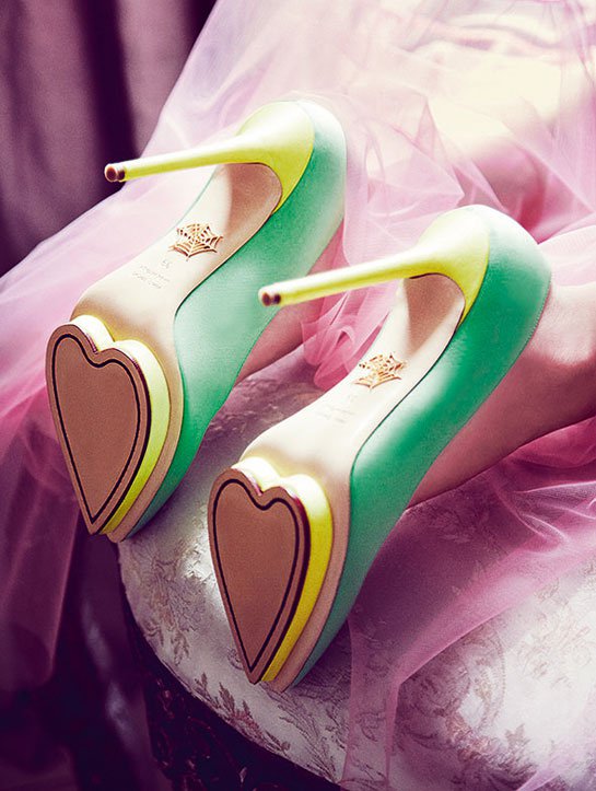 Charlotte Olympia Debonaire Heart Platform Pumps