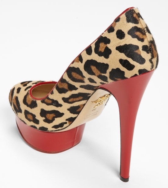 Charlotte Olympia Leopard Pump Heel