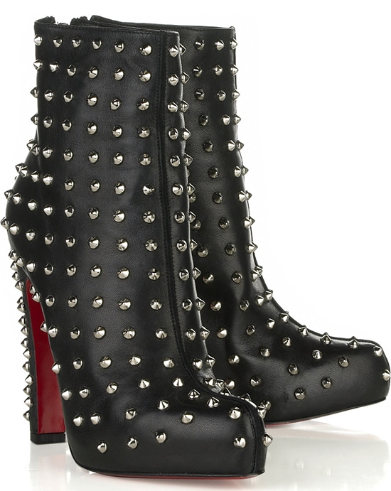 Christian Louboutin "Ariella" Studded Boots