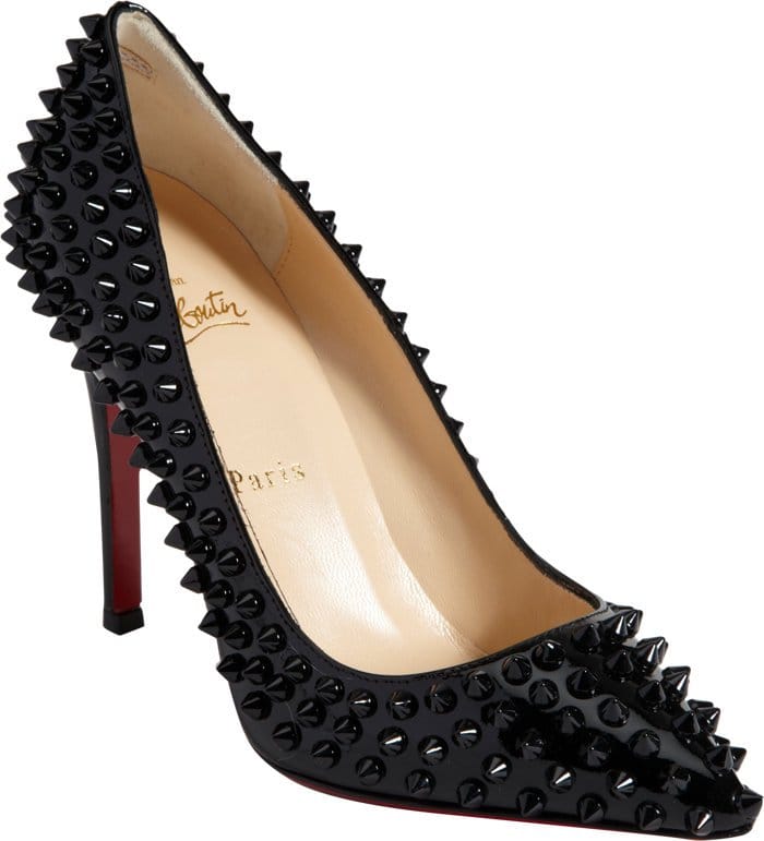 Black Christian Louboutin "Pigalle Spiked" Pumps