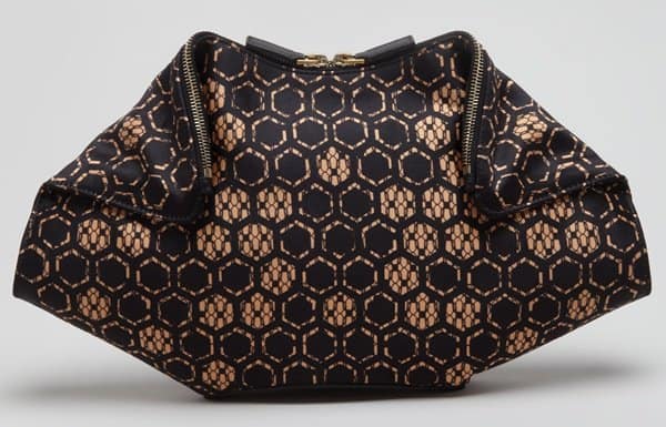 Alexander McQueen De Manta Bag in Honeycomb