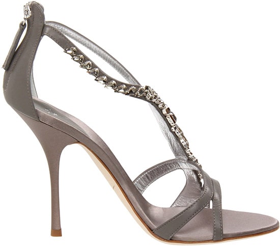 Giuseppe Zanotti Embellished T-Strap Sandal