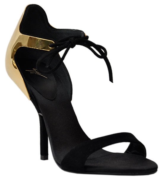 Giuseppe Zanotti Suede and Laminated Sandals