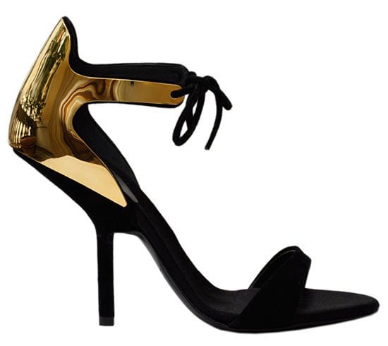 Giuseppe Zanotti Suede and Laminated Sandals