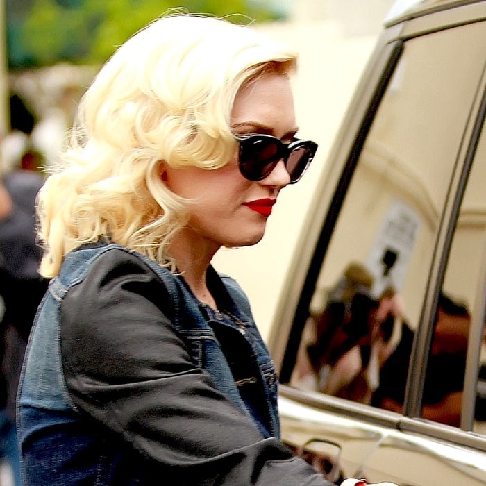 Gwen Stefani rocks Dita Savoy cat-eye sunglasses