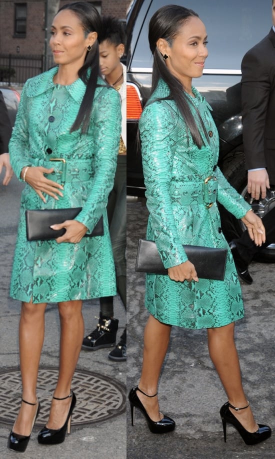 Jada Pinkett Smith at Mercedes-Benz New York Fashion Week Autumn/Winter 2013 (Michael Kors) on February 13, 2013