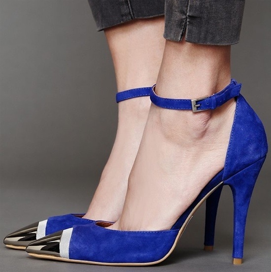 Jeffrey Campbell 'Pristine' Heels in Blue