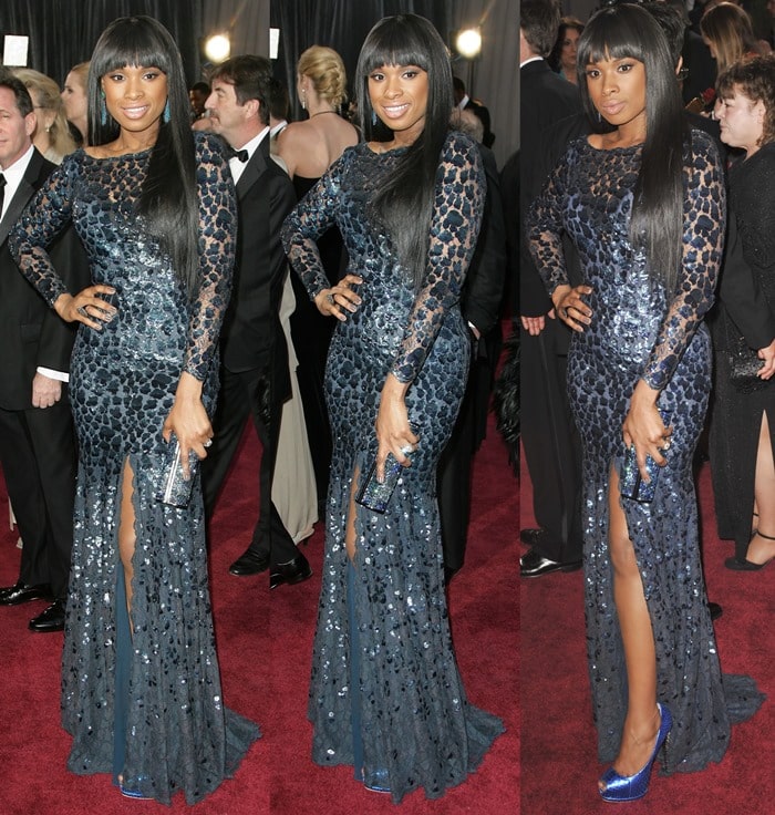 Jennifer Hudson attends the 85th annual Oscars