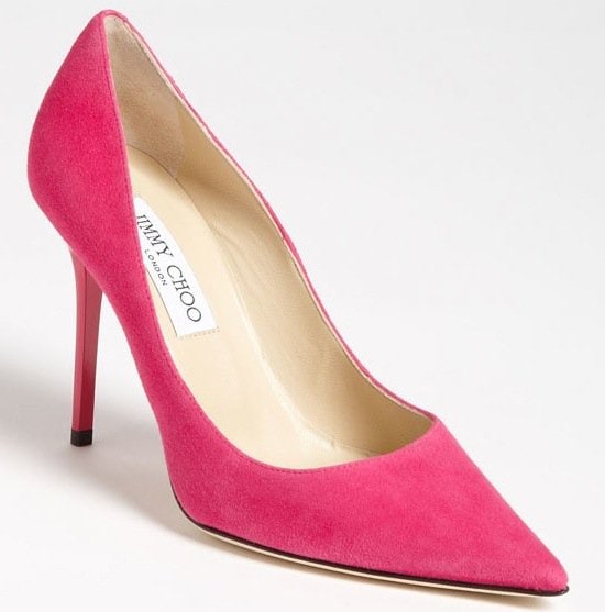 Pink Jimmy Choo "Abel" Pumps