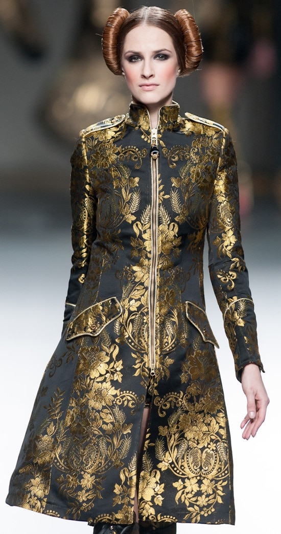 Maya Hansen - Regal Black and Gold Brocade
