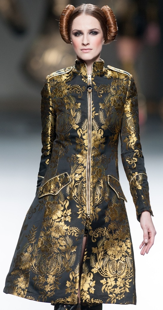 Maya Hansen - Regal Black and Gold Brocade