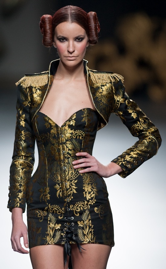 Maya Hansen - Regal Black and Gold Brocade