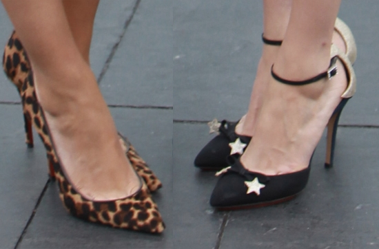 Mila Kunis and Michelle Williams showed off their feet in hot high heels