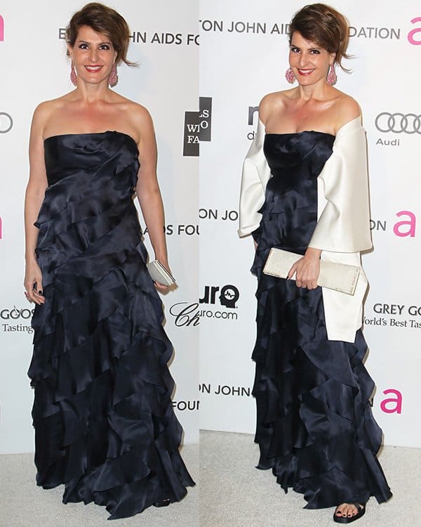 Nia Vardalos at Elton John AIDS Foundation's 21st Annual Oscar Viewing Party